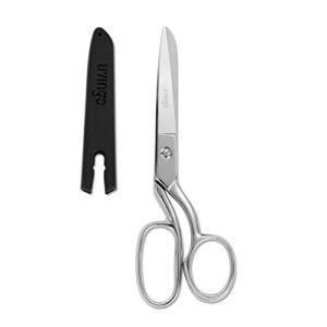 LIVINGO 8″ Professional Heavy Duty Tailor Fabric Scissors, Dressmaker Sewing Classic Stainless Steel Ultra Sharp Forged Shears, Bent