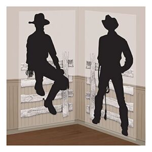 amscan Cowboys Party Scene Setters Add Ons, 65″ X 33.5″, Multicolor, 65 X 23.5 Inches