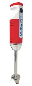 Dynamic MiniPro Hand Mixer Immersion Blender 115 Volt, Red and White