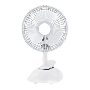 Honne 6 inch-2 speed-Adjustable Tilt, 2 in 1 clip and table fan Personal Clip On Fan White color Fan