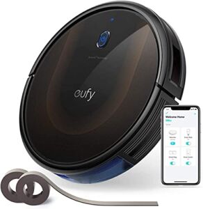 eufy BoostIQ RoboVac 30C MAX, Wi-Fi, Super-Thin, 2000Pa Suction, Boundary Strips Included, Quiet, Self-Charging Robotic Vacuum Cleaner, Cleans Hard Floors to Medium-Pile, Black (Renewed)