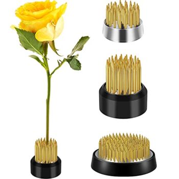 3 Pieces Flower Holder Round Flower Arranger Flower Fixed Tools Japanese Flower Holder Floral Arrangement Pin Holder for Flower Arrangement, Plant Fixation (Gold, 0.91 Inch, 1.02 Inch, 1.3 Inch) | The Storepaperoomates Retail Market - Fast Affordable Shopping