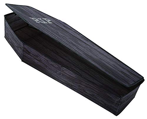 Coffin with Lid Wooden Look Halloween Prop | The Storepaperoomates Retail Market - Fast Affordable Shopping