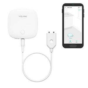 YoLink Water Level Monitoring Sensor, Well Water Level, Water Tank Fish Tank Water Monitor with Built-in Siren Up to 105dB, Compatible with Alexa and IFTTT – YoLink Hub Required