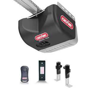 Genie Chain Drive 500 Garage Door Opener – Heavy Duty, Reliable Chain Drive – Includes 1 Pre-Programmed Garage Door Opener Remote, Lighted Wall Button, Safe-T-Beam System