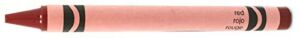 50 Red Crayons Bulk – Single Color Crayon Refill – Regular Size 5/16″ x 3-5/8″