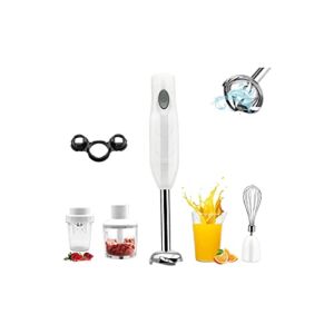 Immersion Blender hand blender 5 in 1 Household Multifunctional Cooking Stick with Mixing Cup Food Mixer and Grinding Cup Can Be Used for minced meat Beating Eggs Stirring Grinding