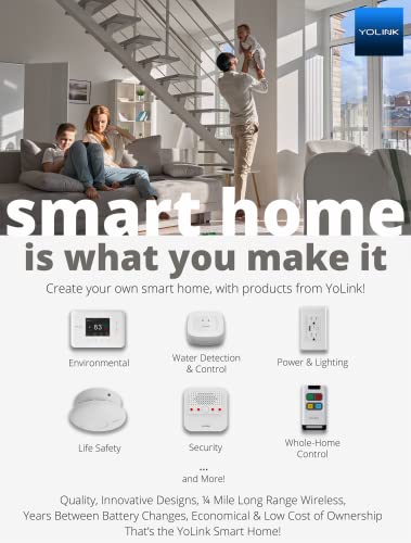 YoLink Outdoor Security Siren & Smart Alarm Controller Kit – Loud 110 dB, Wireless, Battery-Powered, 1/4 Mile Range, Android-iOS App, Alexa, Google, IFTTT, Home Assistant, Hub Required! | The Storepaperoomates Retail Market - Fast Affordable Shopping