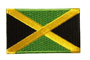 Jamaica Country Flag Embroidered Iron on Patch Crest Badge. Size : 1.5″ x 2.5″ Inch.New