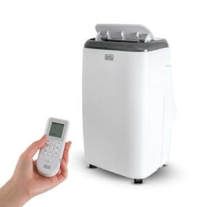 BLACK+DECKER 12,000 BTU Portable Air Conditioner with Heat and Remote Control, White