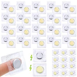 Fireboomoon 32 Pairs 1.18 Inch Invisible Hidden Sew Magnetic Snap,PVC Strong Magnetic Closures Fastener Snaps Buttons for Purses Handbag Clothing DIY Crafts