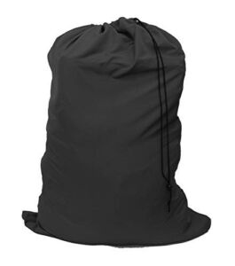 YETHAN Extra Large Laundry Bag, Black Bags with Drawstring Closure, 30″x40″, for college, dorm and apartment dwellers.
