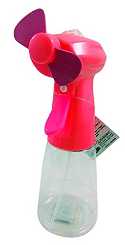 Misting Fan Spray Bottles Personal Cooling Water Mist Battery Powered Handheld Fans Set Portable for Spring Break Travel or Vacation, Set of 2 | The Storepaperoomates Retail Market - Fast Affordable Shopping