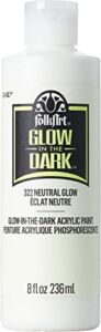 FolkArt glow in the dark paint, 8 oz, Neutral 8 Fl Oz
