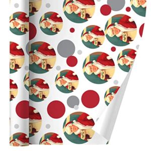 GRAPHICS & MORE Santa Donald Trump with Naughty List Wrap Wrapping Paper Roll