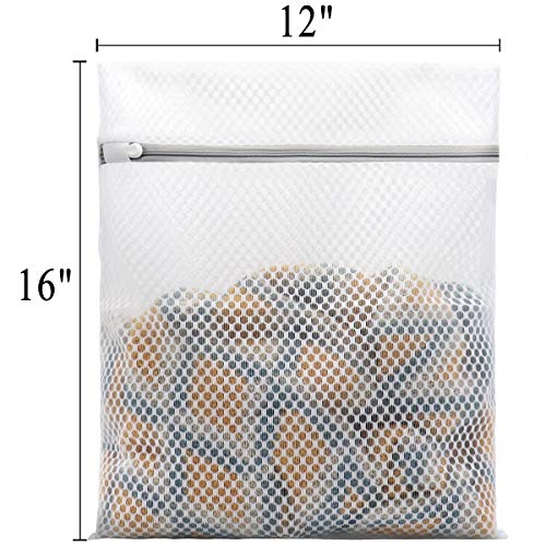 3Pcs Durable Honeycomb Mesh Laundry Bags for Delicates 12 x 16 Inches (3 Medium) | The Storepaperoomates Retail Market - Fast Affordable Shopping
