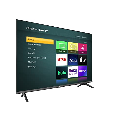 Hisense 32-Inch Class H4 Series LED Roku Smart TV with Google Assistant and Alexa Compatibility (32H4G, 2021 Model) | The Storepaperoomates Retail Market - Fast Affordable Shopping