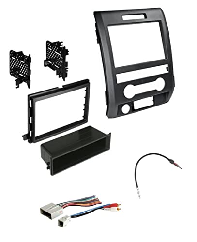 ASC Audio Car Stereo Radio Install Dash Kit, Wire Harness, and Antenna Adapter to Add an Aftermarket Radio for some Ford Vehicles – Vehicles Listed Below | The Storepaperoomates Retail Market - Fast Affordable Shopping