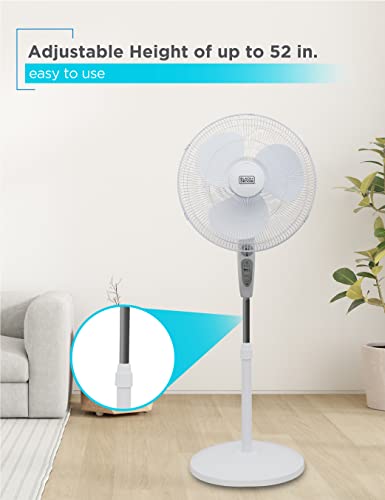 BLACK+DECKER 18-Inch, Stand Fan with Remote, White | The Storepaperoomates Retail Market - Fast Affordable Shopping