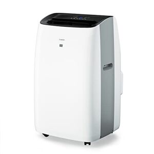TURBRO Greenland 14,000 BTU Portable Air Conditioner and Heater, Dehumidifier and Fan, 4-in-1 Floor AC Unit for Rooms up to 600 Sq Ft, UV-C Light, Sleep Mode, Timer, Remote Included (10,000 BTU SACC)