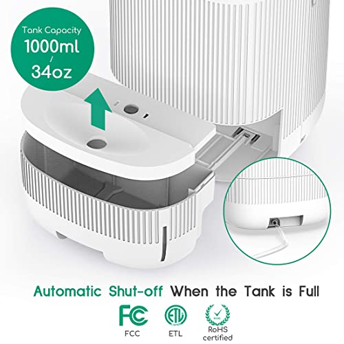Air Purifier and Dehumidifier in 1, Afloia Q10 True HEPA Air Purifier with H13 HEPA Filter, Small Dehumidifier Combined with Air Cleaner, Remove Pet Odors Dust Smoke for Home, Bedroom, Bathroom | The Storepaperoomates Retail Market - Fast Affordable Shopping