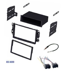 ASC Car Stereo Dash Kit, Wire Harness, Antenna Adapter to Install Radio for Some Pontiac G3 (2007-2009 Sedan Only) – for Chevrolet Aveo (2007 2008 Sedan Only)- for Chevrolet Aveo (2009 2010 2011 All)