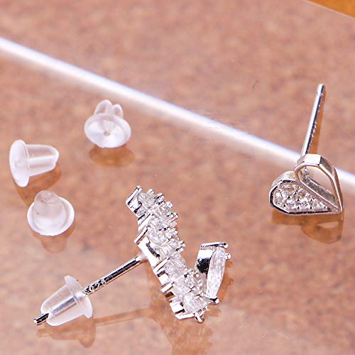 Silicone Clear Earring Backs 1000 Pieces Bullet Earring Clutch by Yalis | The Storepaperoomates Retail Market - Fast Affordable Shopping