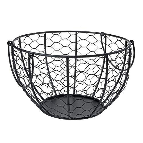 Kitchen Storage Metal Wire Egg Basket Farm Chicken Cover Egg Holder/Organizer Case/Container | The Storepaperoomates Retail Market - Fast Affordable Shopping