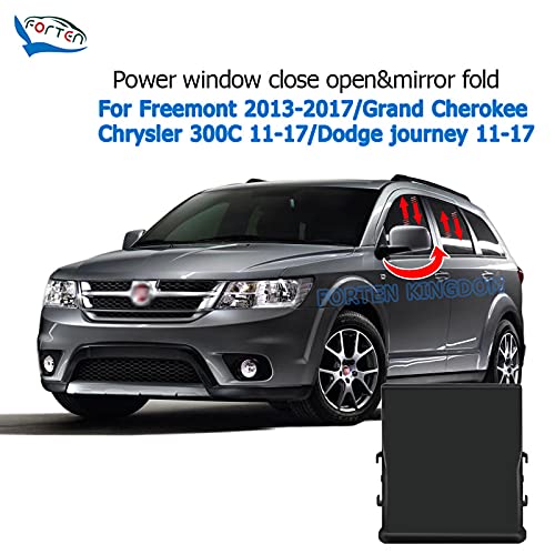 Forten Kingdom Car Side Rear View Mirror Folding and Auto Window Closer Open Kit Module Controller for Freemont 2013-2017 Grand Cherokee Chrysler 300C 2011-2017 Dodge Journey 2011-2017 | The Storepaperoomates Retail Market - Fast Affordable Shopping