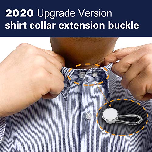 12 Pack Expander Button, 6 Pcs Pants Waist Silicone Extender Button for Men and Women, 6 Pcs Metal Collar Extenders/Neck Extender/Wonder Button for Men Dress Shirts, Simple Use, No Sewing. | The Storepaperoomates Retail Market - Fast Affordable Shopping