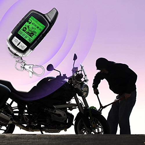 KapscoMoto 2 Way Motorcycle Alarm Pager Remote Engine Start Compatible with Yamaha YZFR6 R6S YZF R6 | The Storepaperoomates Retail Market - Fast Affordable Shopping