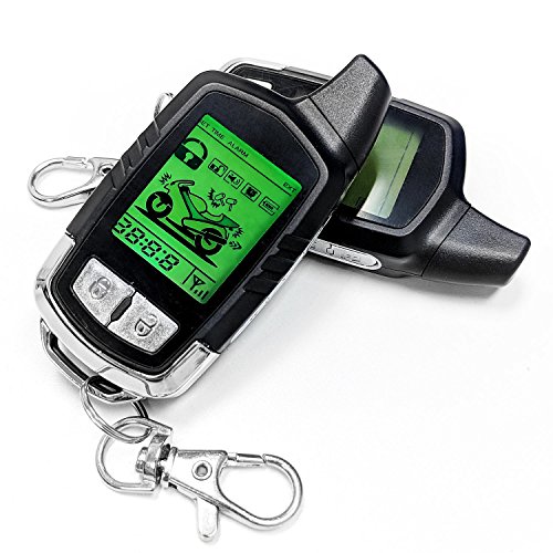 KapscoMoto 2 Way Motorcycle Alarm Pager Remote Engine Start Compatible with Yamaha YZFR6 R6S YZF R6 | The Storepaperoomates Retail Market - Fast Affordable Shopping