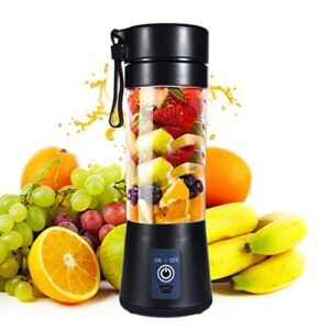Portable Blender, Smoothie Blenders, Personal Size Blender USB Rechargeable Smoothies and Shakes Juicer Cup, 4000mAh Battery Strong Power