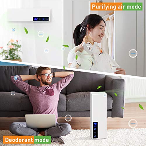 Air Purifier Deodorizer Freshens Air Cleaner for Home Smokers Allergies and Pets Hair, Remove Oil Smoke, Dust and Odor for Bathroom, Bedroom, Kitchen, Toilet, Closet | The Storepaperoomates Retail Market - Fast Affordable Shopping