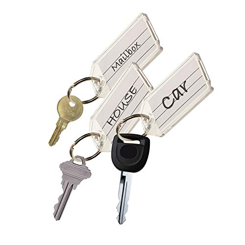 Lucky Line Extra Strength Key Tag with Split Ring; Clear, 2 Pack (20402) | The Storepaperoomates Retail Market - Fast Affordable Shopping
