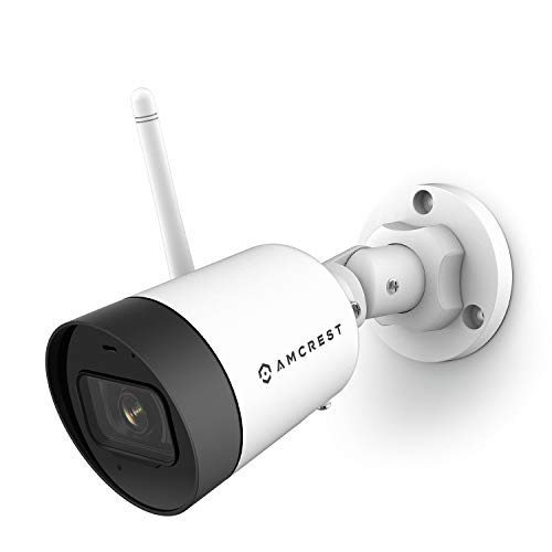 Amcrest SmartHome 4MP Outdoor WiFi Camera Bullet 4MP Outdoor Security Camera, 98ft Night Vision, Built-in Mic, 101° FOV, 2.8mm Lens, MicroSD Storage, ASH42-W (White) | The Storepaperoomates Retail Market - Fast Affordable Shopping