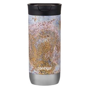 Contigo Huron Insulated Stainless Steel Travel Mug with SnapSeal Lid, 16oz Rustic Gold