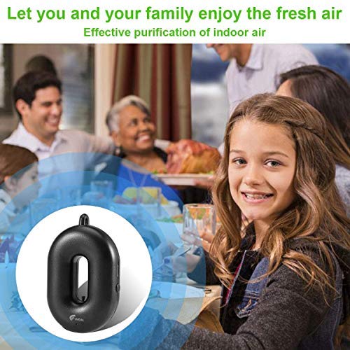 Weal Air-Purifier-Necklace-Personal-Kids, Negative-Ion, Ion Generator, for Party, Office, School, Sleeping, 5M Negative Ions, 0.5W, Black | The Storepaperoomates Retail Market - Fast Affordable Shopping