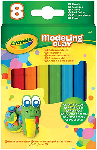 Crayola Modeling Clay, 4.8 Ounce Pack, Set of 8 Classic Colors | The Storepaperoomates Retail Market - Fast Affordable Shopping