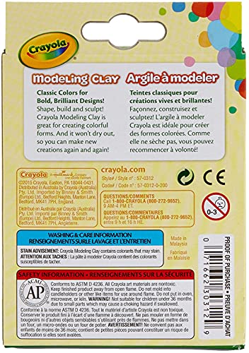 Crayola Modeling Clay, 4.8 Ounce Pack, Set of 8 Classic Colors | The Storepaperoomates Retail Market - Fast Affordable Shopping