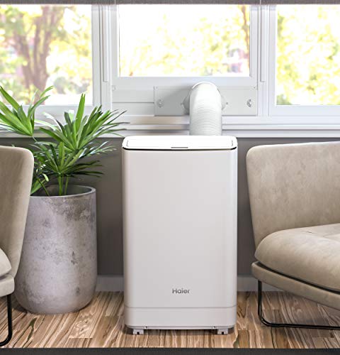 Haier 4-in-1 Technology | Air Conditioner, Space Heater, Dehumidifier & Portable Fan | 13,000 BTU | Easy Install Kit Included | Cools & Heats Large Rooms Up to 550 Sq Ft | All-Season Home Essentials | The Storepaperoomates Retail Market - Fast Affordable Shopping