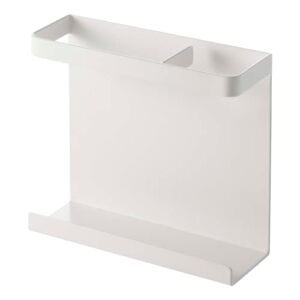 Yamazaki Home Wrap Holder Storage, Magnetic Steel | Kitchen Organizer, One Size, White