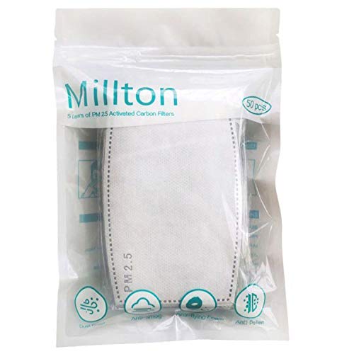 Millton PM 2.5 Filters 5 Layers Filters Activated Carbon Filters (20 Pcs) | The Storepaperoomates Retail Market - Fast Affordable Shopping
