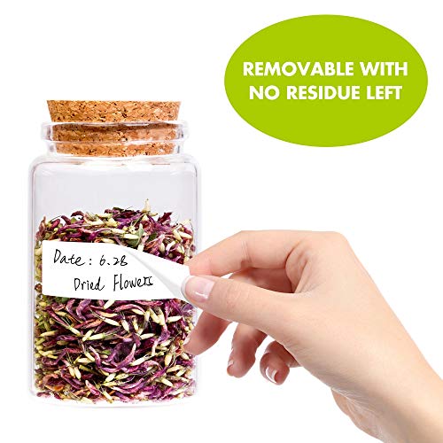 1000 Blank Removable Freezer Labels Water Oil Resistant with Perforation Line for Food Containers Jars Pantry Organization (Each Measures 1x 3inch) | The Storepaperoomates Retail Market - Fast Affordable Shopping