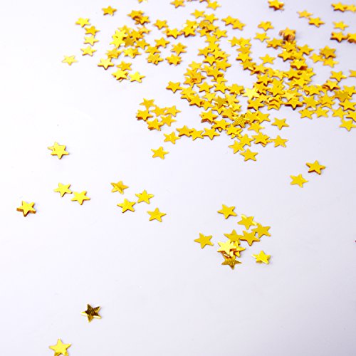EBOOT Star Confetti Star Table Confetti Metallic Foil Stars Sequin for Party Wedding Decorations, 30 Grams/ 1 Ounce (Gold) | The Storepaperoomates Retail Market - Fast Affordable Shopping