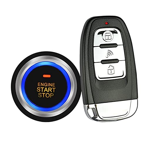 GAMYX PKE Car Alarm System Kit Alarm Passive Keyless Entry Remote Start/Stop Engine Car Central Lock Auto Alarm System (Color : X5) | The Storepaperoomates Retail Market - Fast Affordable Shopping