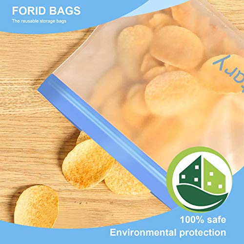 10 Pack Reusable Sandwich Bags Reusable Food Storage Bags,Reusable Snack Bags Leakproof Silicone – Free Plastic BPA Free Lunch Bags for Food Travel | The Storepaperoomates Retail Market - Fast Affordable Shopping