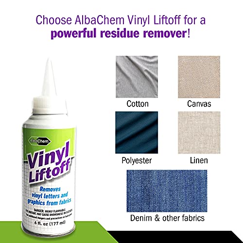 AlbaChem VLR Vinyl Lifter for Fabric – Fast-Drying & No Residue Vinyl Remover (6 fl oz) | The Storepaperoomates Retail Market - Fast Affordable Shopping