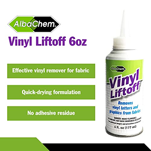 AlbaChem VLR Vinyl Lifter for Fabric – Fast-Drying & No Residue Vinyl Remover (6 fl oz) | The Storepaperoomates Retail Market - Fast Affordable Shopping