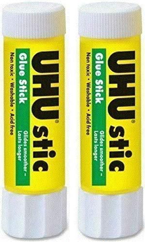 UHU 99655 Stic Permanent Clear Application Glue Stick, 1.41 oz (2 Pack) | The Storepaperoomates Retail Market - Fast Affordable Shopping